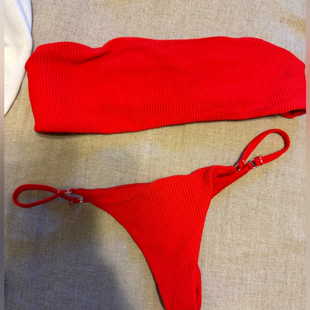 Frankie’s Bikinis Ribbed Bikini